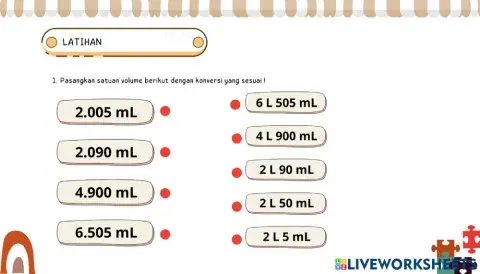Konversi satuan volume