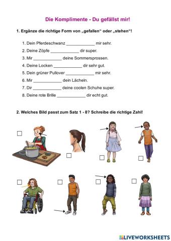 Die Komplimente - Du gefällst mir.