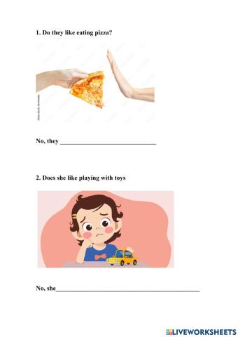 Do they like eating pizza?