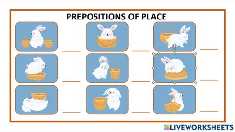 Preposiciones de lugar