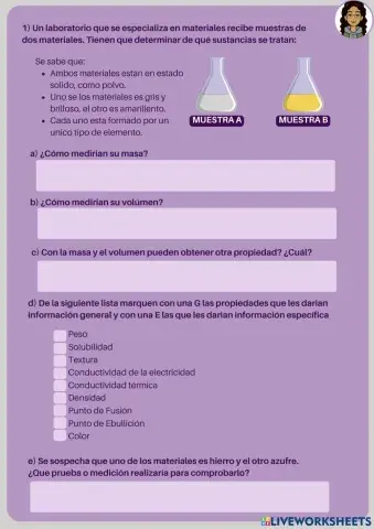 Propiedades de la materia