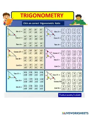 Trigonometric Ratios
