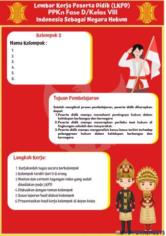 LKPD Indonesia Sebagai Negara Hukum