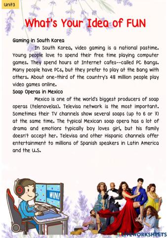 What's Your Idea of FUN