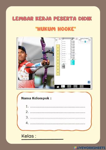LKPD Hukum Hooke