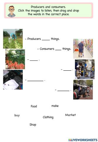 Producers and consumers