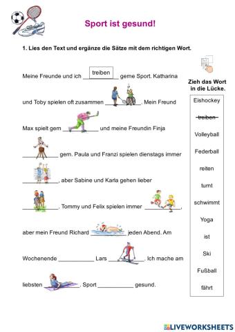 Sport ist gesund