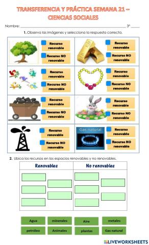 Recursos naturales
