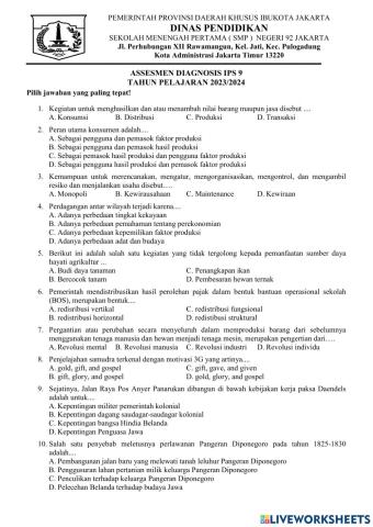 Assesmen diagnosis IPS 9
