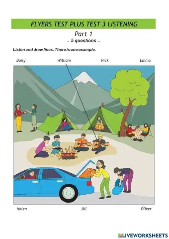 Flyers test plus test 3 listening
