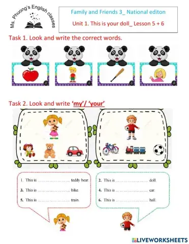 Ms. Phuong- FF3-NE- Unit 1- Lesson 5+6