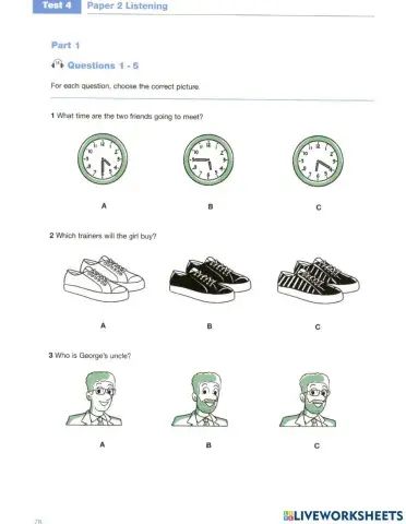 Ket listening test 4