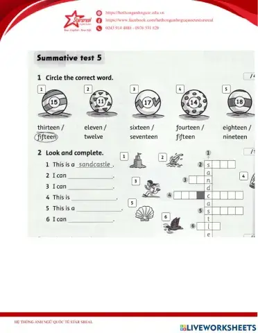 Summative test 5