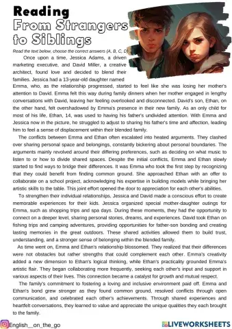 From strabgers to siblings