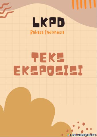 Lkpd Teks Eksposisi