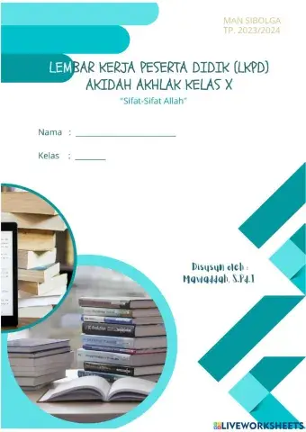 Materi 1. Sifat-Sifat Allah