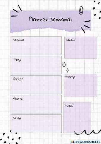 Planner Semanal