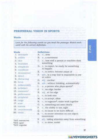 Barron's IELTS - Unit 2.1 - Leisure Time