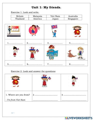 Where are you from- grade 4