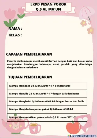 Pesan pokok al ma'un