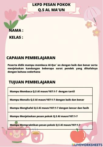 Pesan pokok al ma'un