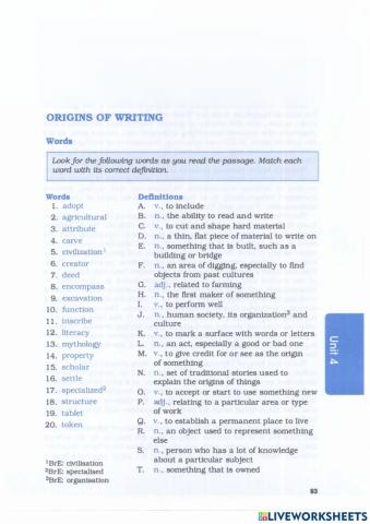 Barron's IELTS - Unit 4.1 - Culture