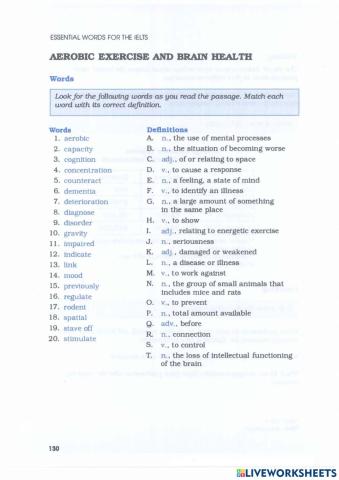 Barron's IELTS - Unit 5.2 - Health