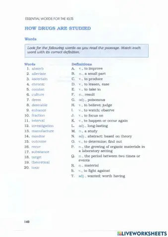Barron's IELTS - Unit 5.3 - Health