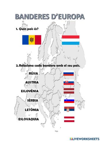 Banderes d'Europa