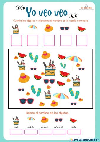 Vocabulario de verano