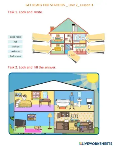 Get ready for starters- Unit 2. Home- Lesson 3