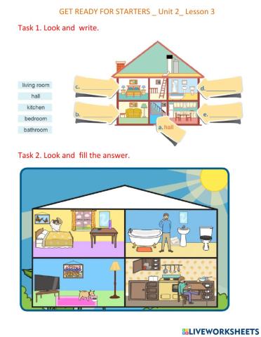 Get ready for starters- Unit 2. Home- Lesson 3