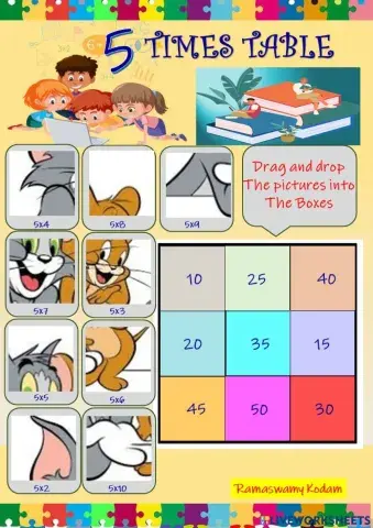 5 Times Table
