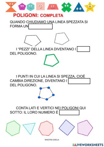 Poligoni: ELEMENTI