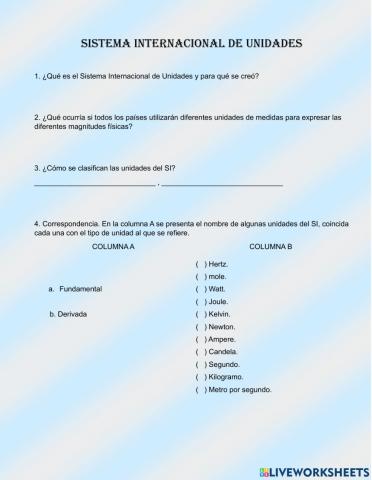 Sistema Internacional de Unidades