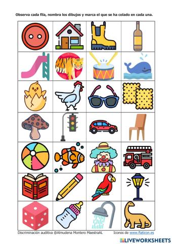 Encuentra los intrusos