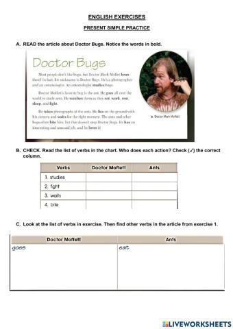 Present Simple - Part 1