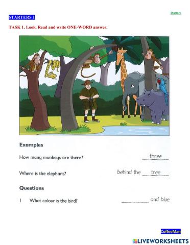 Starters 1-CoffeeMan