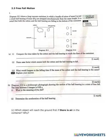 Acceleration Due to Gravity