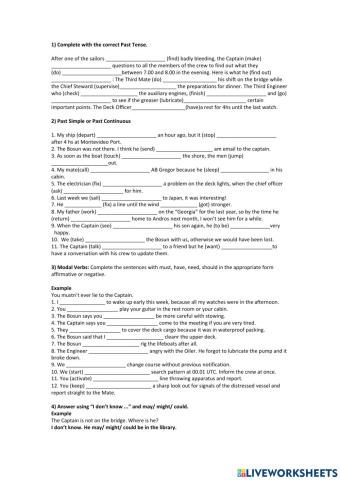 Maritime English Exercises