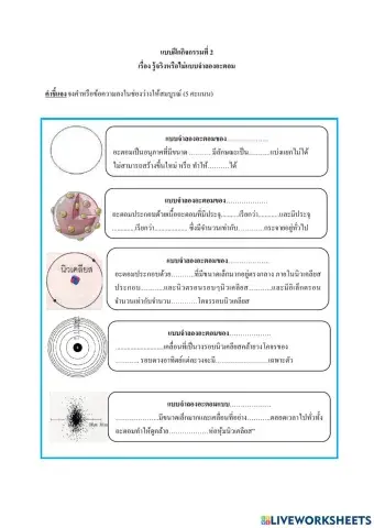 แบบจำลองอะตอม