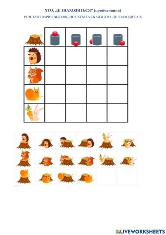 Хто,де знаходиться?(прийменники)