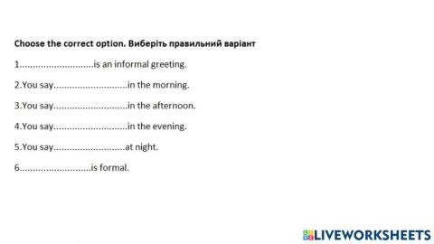Saying hello in Ukrainian