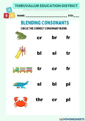 Consonant blends