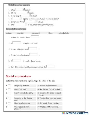 SADA Level 1 Final Grammar review page 2