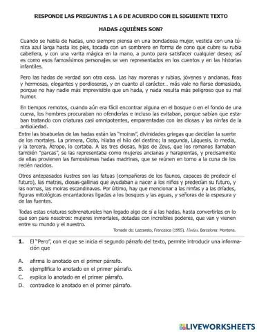 Hadas ¿quienes son?