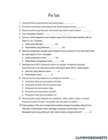 LKPD Pre Test
