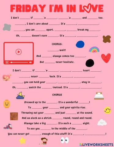 Friday I'm in Love