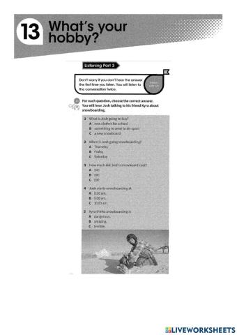 Complete key for schools unit 13