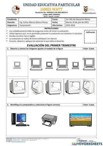 Evaluación1basicaJamesWatt-1erTrimestre2023